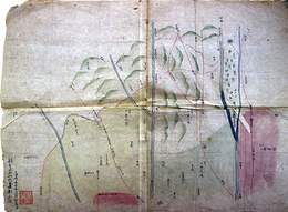 猪子石以北御鷹場之図