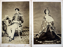 手札写真明治天皇・昭憲皇太后