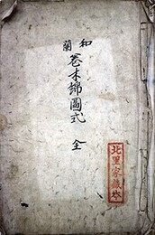 写本和蘭巻木綿図式・巻木綿図解