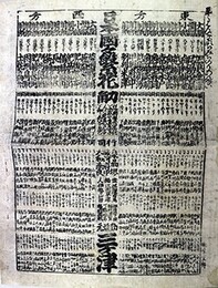 一枚刷日本国々繁花角力