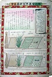 一枚刷神苑会農業館掛図図会