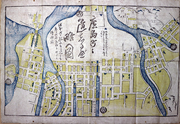 広島町之道しるべ略図