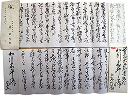 堤康治郎書簡・写真