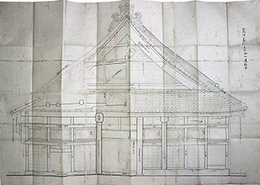 西丸御台所二十分一建絵図