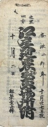 北里四方江戸地震並出火場所附