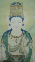 【軸】観世音菩薩　彩色