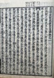 盂蘭盆経疏新記直講　1-12巻　12冊　全16巻中（13-16）欠