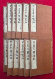 碧巖集種電鈔　10巻12冊揃　（仏果圜悟禅師碧巖録種電鈔）