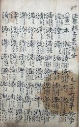 【写本】法華経音義部分