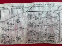 【巻子本】太子内伝記　匠工三国流通伝取意　絵入