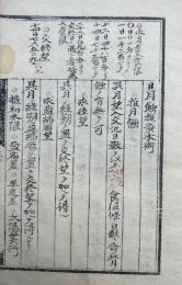 【写本】日月蝕推歩本術