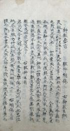 【写本】権一兼題略弁蒙（神教要旨・三條教則ヲ法門禅定ノ合述ほか）