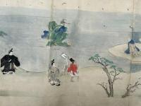 【巻子本】上人絵巻　肉筆彩色画