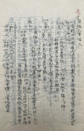 【写本】宗義釣物論題　全