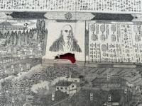 【銅版画】成田山全図　改正新版