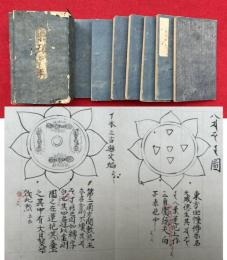 【写本】小野六帖　6巻7帖揃　（伝法灌頂・両部大灌頂作法千心・伝法灌頂次第・大師御筆次第・胎疏并儀軌等序要文千心・昴宿真言・金剛峯旧風）　【室町時代写】