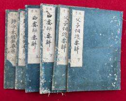 浄土三部秘抄要解　追考　7巻6冊揃　（帰命本願抄要解・西要抄要解・父子相迎要解）