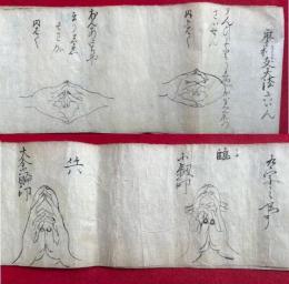 【写本】印図（摩利支天法六印ほか）