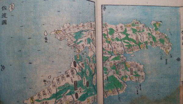 ■「古書 国郡全図　上・下巻揃」青生東谿翁著 天保版■