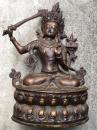 【チベット仏像】文殊菩薩坐像