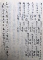 【写本】三摩耶戒伝聞記