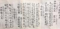 【巻子本】大工十八通大事神道許可