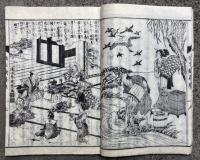 放生歓喜草　絵入