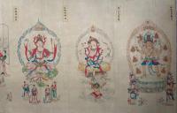 【巻子本】梵像自金剛天龍帝釈下及十六応真両大弟子六祖等　6巻揃