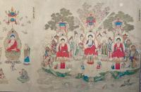 【巻子本】梵像自金剛天龍帝釈下及十六応真両大弟子六祖等　6巻揃