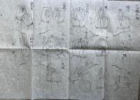 【写本】十四根本印・中院流引心信印記　2紙揃