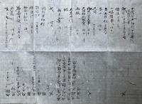【写本】十四根本印・中院流引心信印記　2紙揃