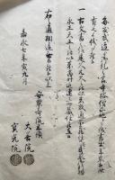 【写本】山城国紀伊郡竹田・安楽寿院由緒例書