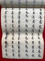 【写本】中天相承梵書（悉曇建立一十八章）