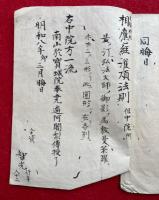 【写本】中院流伝授記録