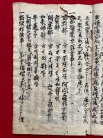 【写本】四聴看書　室町時代写