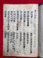 十住心広名目　6巻中（6）欠　1巻～5巻　5冊