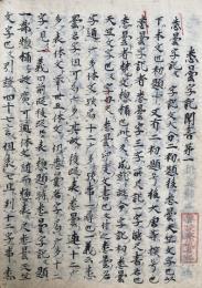 【写本】悉曇字記聞書　6巻3冊揃