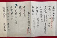 【写本】中院流目録　宝性院伝