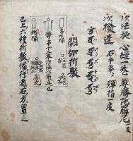 【写本】神供作法　絵入