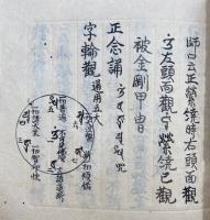 【写本】寿命経（安）・請雨経法（祥）・仁王経法（祥）・孔雀経法（祥）・孔雀経法・孔雀経事（伝授集四）・法華法（安）・法華（祥）・守護経法（祥）・守護国家経念誦次第　11冊　江戸初期写