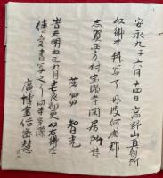 【写本】四種護摩初行法・護摩四種口伝　絵入