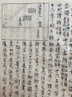【写本】絵伝聞持鈔　全8段第15+全5段第29　2巻2冊揃　図入