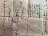 【写本】水天供図・水天供指図・五種雨障者　3枚