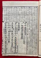 冠導七十五法名目　2巻2冊揃