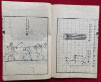 農業三事　荷衣伯連氏法（ホーイブレング）　2巻2冊揃　絵入
