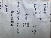 【巻子本】上中下祝詞膳部之次第