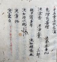 【写本】童子経次第　勧流　4帖揃　（十五童子供作法・童子経作法・修法加持作法・童子経書写作法）