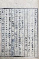 陰陽方位便覧　3巻3冊揃