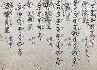 【写本】二十八宿七曜九曜真言・護身法九事作法諸真言