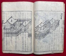 神道名目類聚抄　6巻3冊揃　宮社構図神輿神楽等、絵入